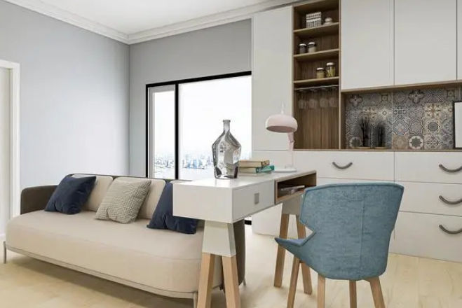 家装设计：客厅书桌和沙发如何摆放好？